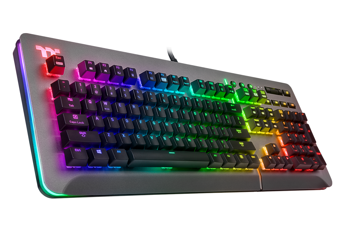 Thermaltake Level 20 RGB Mechanical Gaming Keyboard – Silver/S