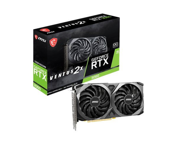 MSI RTX 3060 VENTUS 2X 12G OC LHR