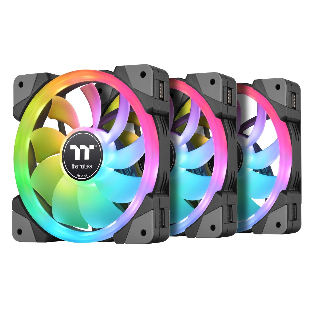 TT Fan Swafan EX12 ARGB Sync PC Cooling Fan TT Premium Edition 3 Pack