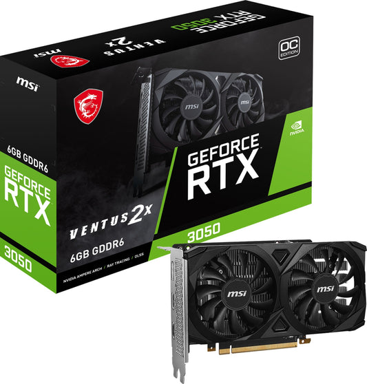 MSI RTX 3050 VENTUS 2X 6G OC