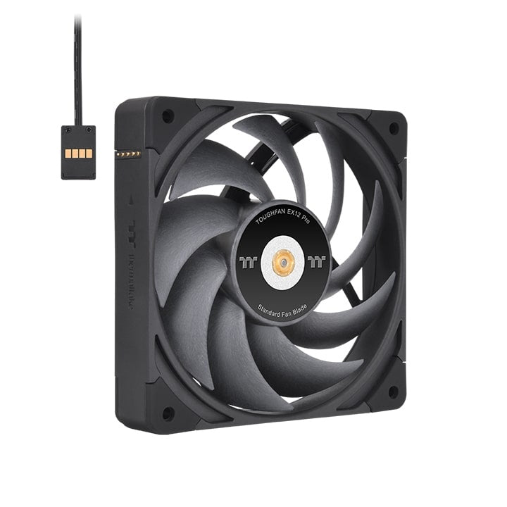 Thermaltake Toughfan EX12 Pro High Static Pressure PC Cooling Fan – Swappable Edition (3-Fan Pack)